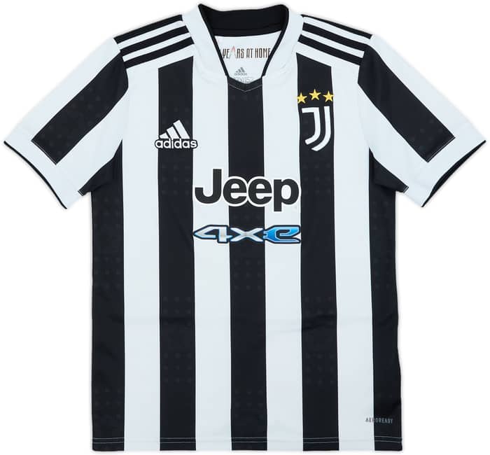 2021-22 Juventus Home Shirt - 6/10 - (M.Boys)