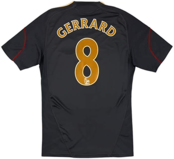 2009-10 Liverpool Away Shirt Gerrard #8 - 6/10 - (S)