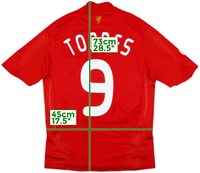 2008-10 Liverpool Home Shirt Torres #9 - 7/10 - (S)