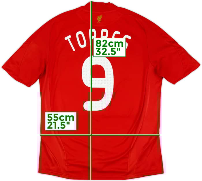 2008-10 Liverpool Home Shirt Torres #9 - 6/10 - (L)