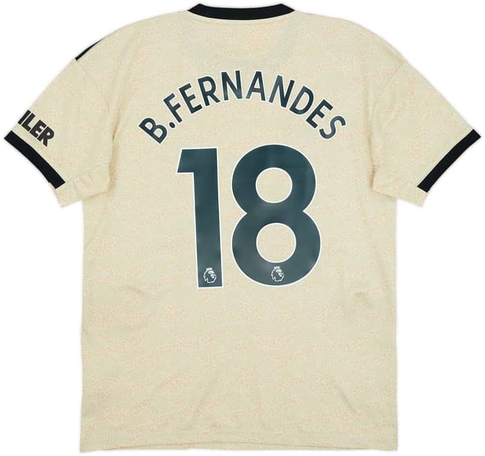 2019-20 Manchester United Away Shirt B.Fernandes #18 - 7/10 - (M)