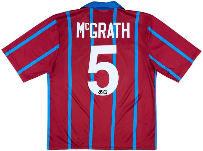 1993-95 Aston Villa Home Shirt McGrath #5 - 8/10 - (L)