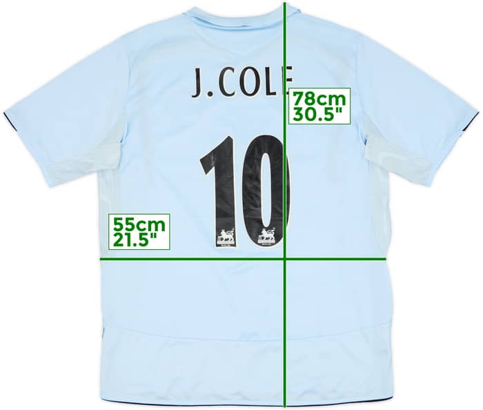 2005-06 Chelsea Away Shirt J.Cole #10 - 7/10 - (XL)