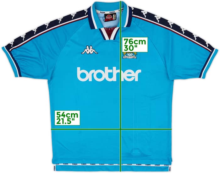 1997-99 Manchester City Home Shirt - 6/10 - (L)