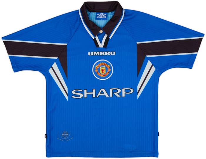 1996-98 Manchester United Third Shirt Beckham #10 - 8/10 - (Y)