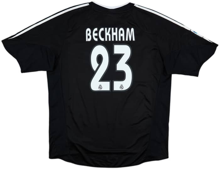 2004-05 Real Madrid Away Shirt Beckham #23 - 6/10 - (XL)