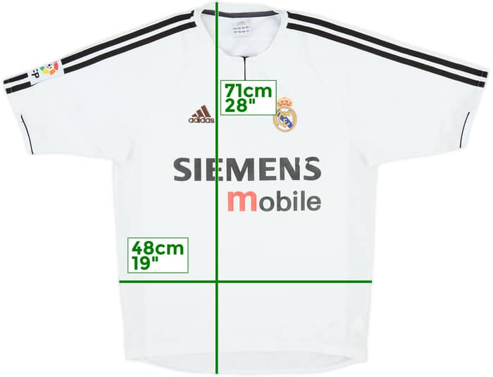 2003-04 Real Madrid Home Shirt - 5/10 - (S)