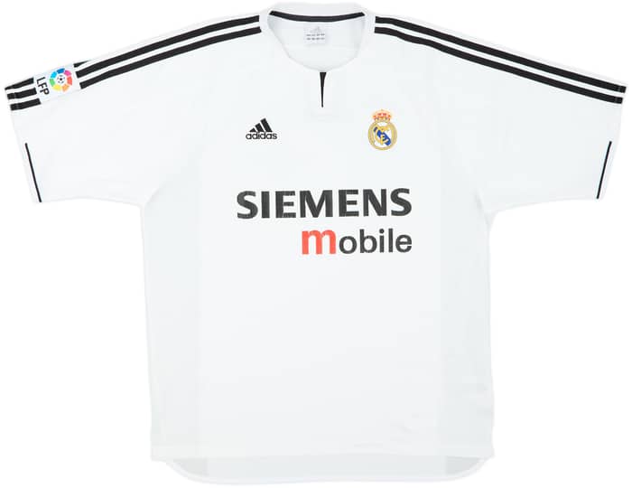 2003-04 Real Madrid Home Shirt Zidane #5 - 6/10 - (L)