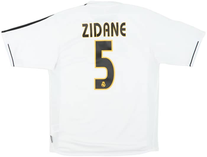 2003-04 Real Madrid Home Shirt Zidane #5 - 7/10 - (S)