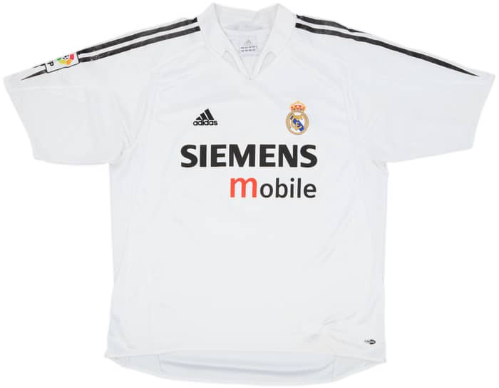 2004-05 Real Madrid Home Shirt Zidane #5 - 6/10 - (L)