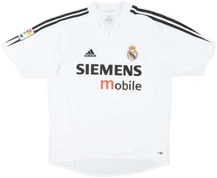 2004-05 Real Madrid Home Shirt Zidane #5 - 7/10 - (M)