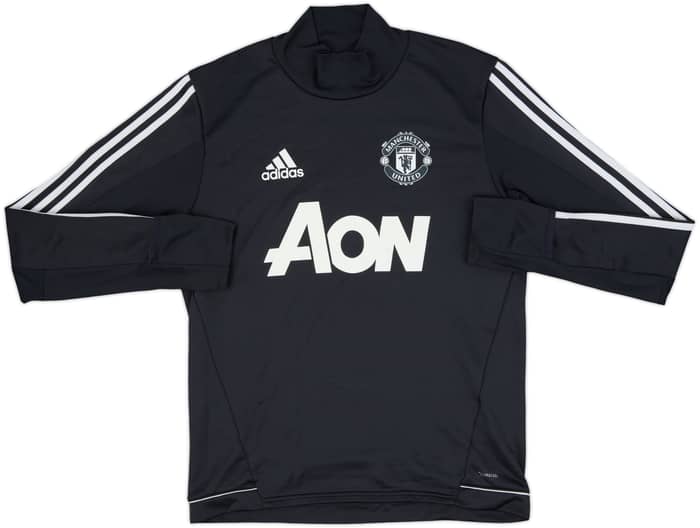 2017-18 Manchester United adidas Drill Top - 8/10 - (M)