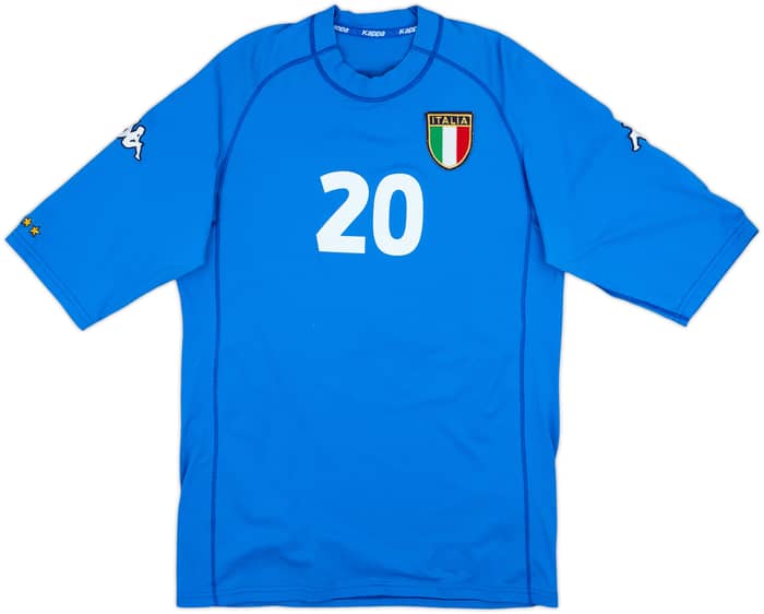 2000-01 Italy Home Shirt Totti #20 - 9/10 - (XL)