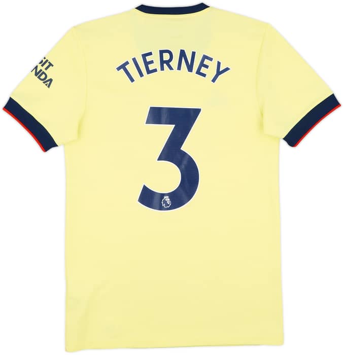 2021-22 Arsenal Away Shirt Tierney #3 - 8/10 - (S)
