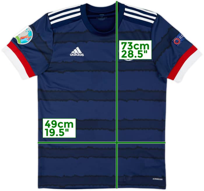 2020-22 Scotland Home Shirt - 8/10 - (M)
