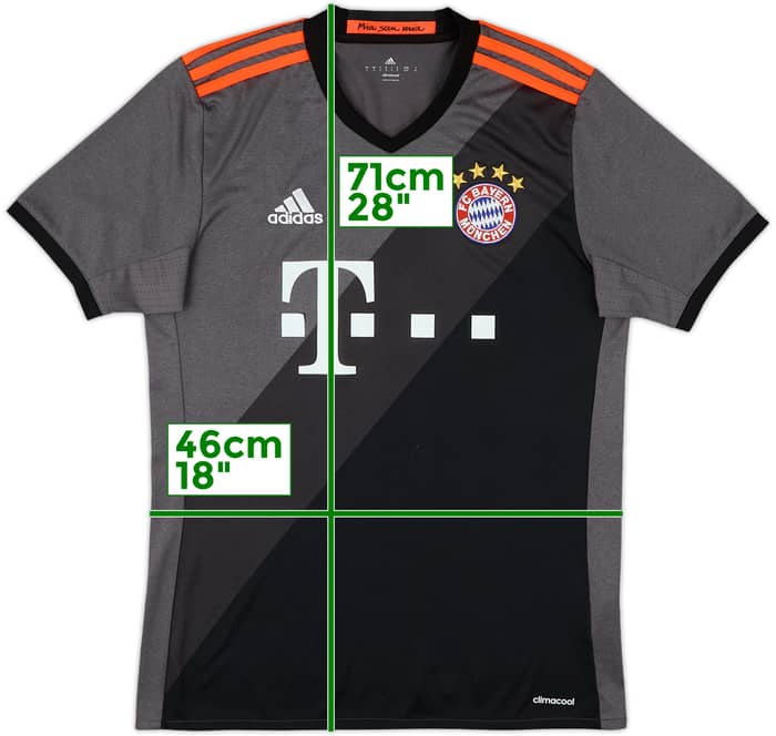 2016-17 Bayern Munich Away Shirt - 7/10 - (S)
