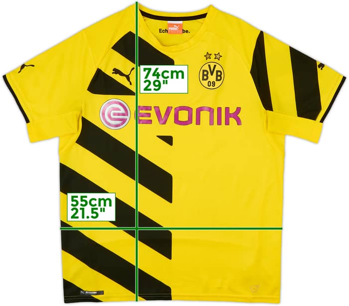 2014-15 Borussia Dortmund Home Shirt - 8/10 - (L)