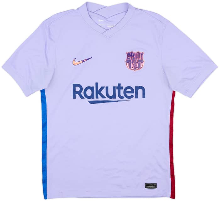 2021-22 Barcelona Away Shirt Gavi #30 - 6/10 - (S)