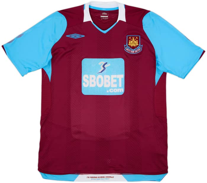 2008-09 West Ham Home Shirt Noble #16 - 7/10 - (M)