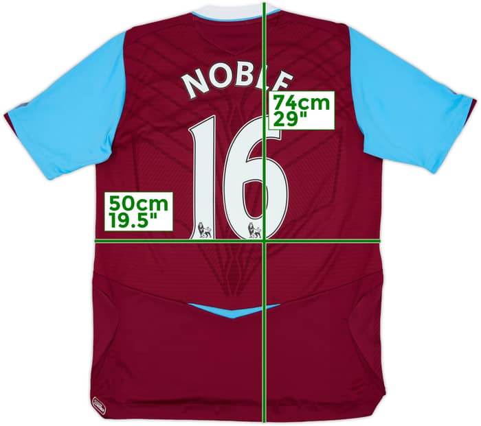 2008-09 West Ham Home Shirt Noble #16 - 7/10 - (M)