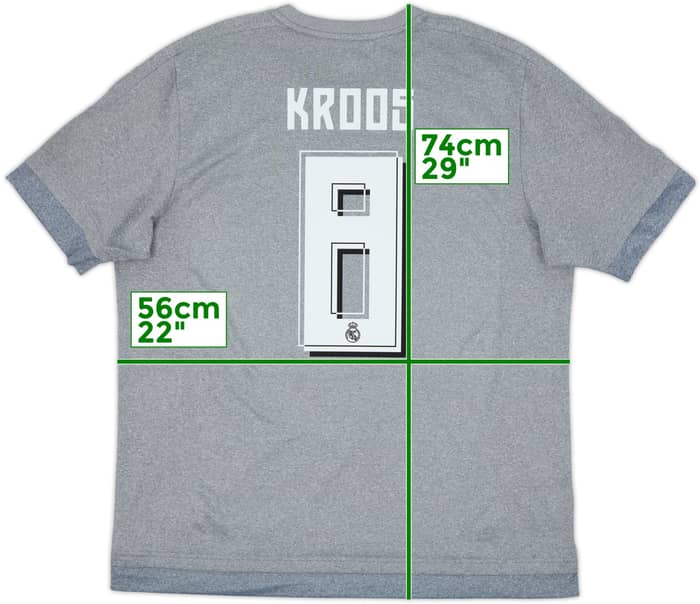 2015-16 Real Madrid Away Shirt Kroos #8 - 7/10 - (L)