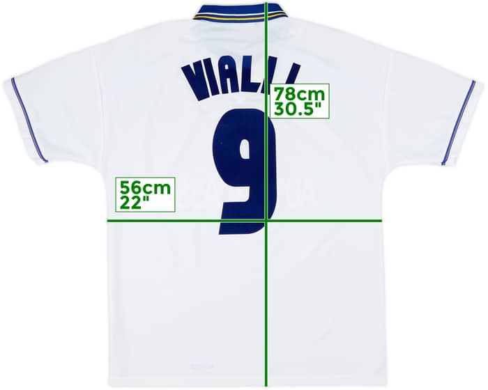 1998-00 Chelsea Away Shirt Vialli #9 - 8/10 - (L)