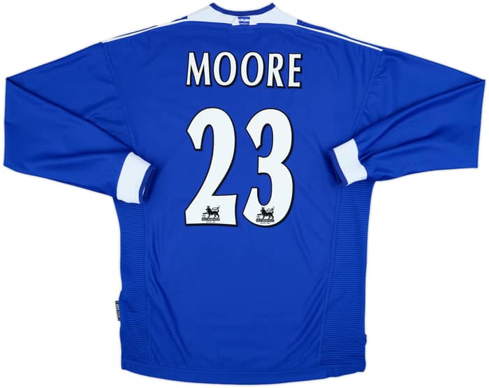1999-00 Everton Home L/S Shirt Moore #23 - 8/10 - (L)