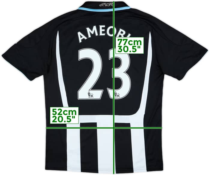 2007-09 Newcastle Home Shirt Ameobi #23 - 9/10 - (M)