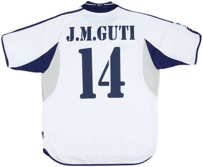 2000-01 Real Madrid Home Shirt J.M.Guti #14 - 6/10 - (L)