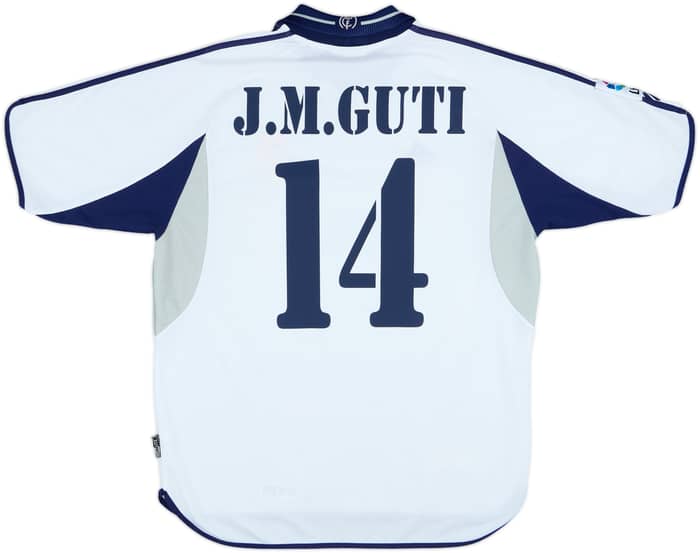 2000-01 Real Madrid Home Shirt J.M.Guti #14 - 6/10 - (L)
