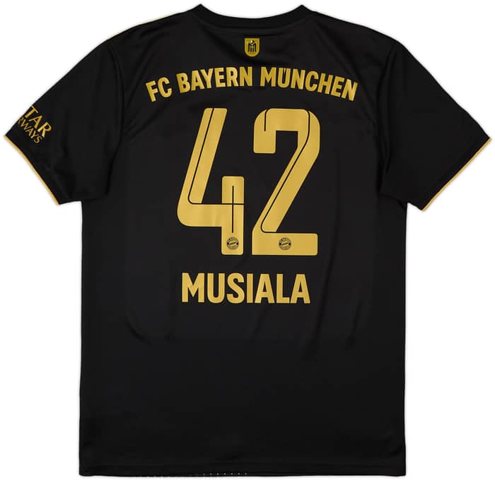 2021-22 Bayern Munich Away Shirt Musiala #42 - 10/10 - (M)