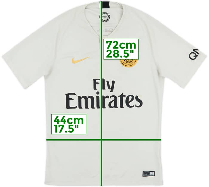 2018-19 Paris Saint-Germain Away Shirt - 5/10 - (S)