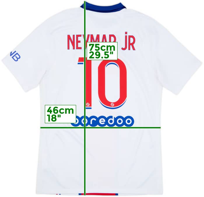 2020-21 Paris Saint-Germain Away Shirt Neymar Jr #10 - 10/10 - (S)