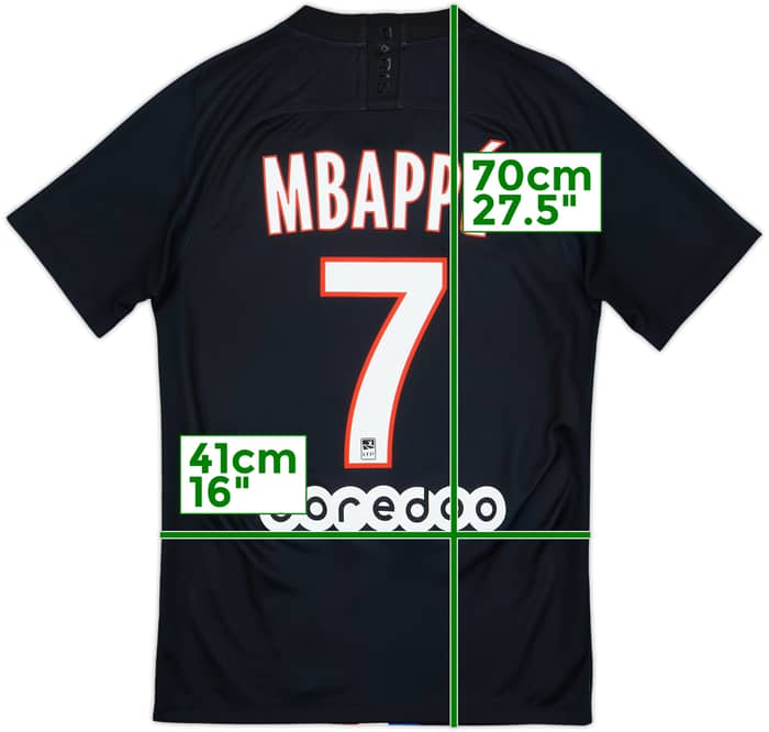 2019-20 Paris Saint-Germain Fourth Shirt Mbappe #7 - 8/10 - (XS)