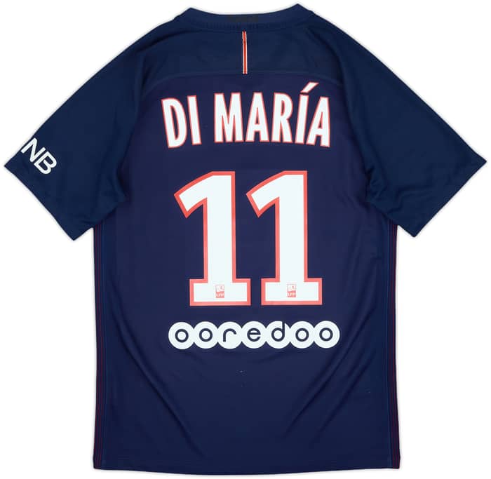 2016-17 Paris Saint-Germain Home Shirt Di Maria #11 - 8/10 - (S)