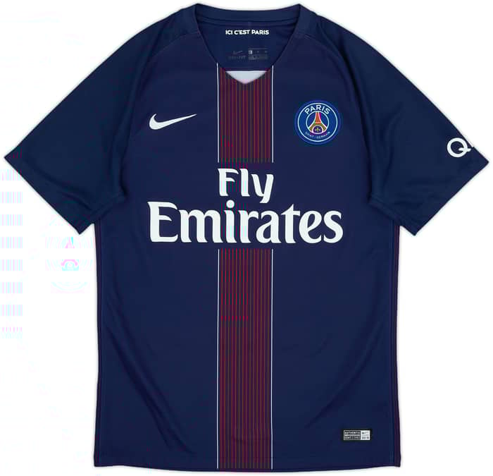 2016-17 Paris Saint-Germain Home Shirt Di Maria #11 - 8/10 - (S)