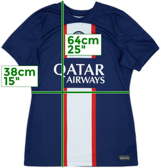 2022-23 Paris Saint-Germain Home Shirt - 6/10 - (Women's S)