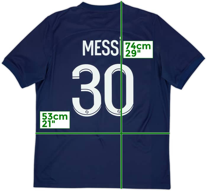 2022-23 Paris Saint-Germain Home Shirt Messi #30 - 5/10 - (L)