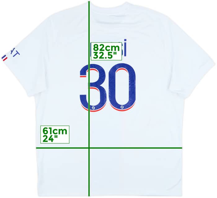 2022-23 Paris Saint-Germain Third Shirt Messi #30 - 7/10 - (XXL)