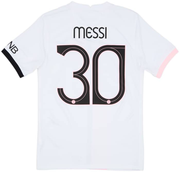 2021-22 Paris Saint-Germain Away Shirt Messi #30 - 6/10 - (S)