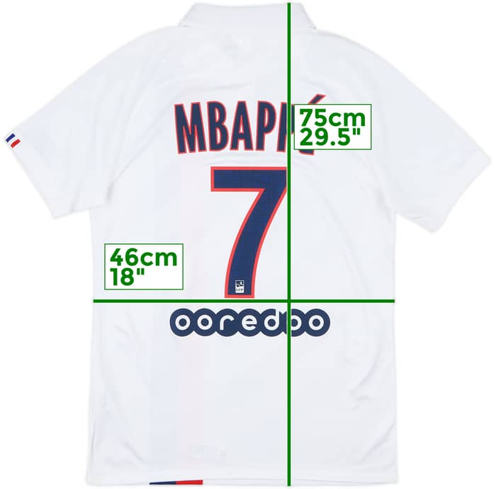2019-20 Paris Saint-Germain Third Shirt Mbappe #7 - 10/10 - (S)