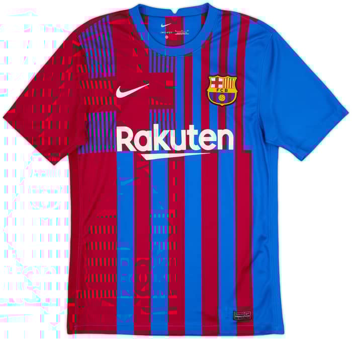 2021-22 Barcelona Home Shirt Pedri #16 - 9/10 - (S)