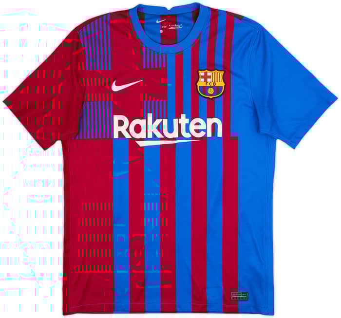2021-22 Barcelona Home Shirt Pedri #16 - 8/10 - (M)