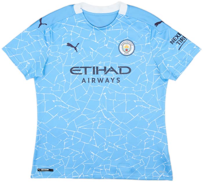 2020-21 Manchester City Home Shirt - 8/10 - (Women's L)