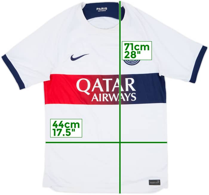 2023-24 Paris Saint-Germain Away Shirt - 9/10 - (S)
