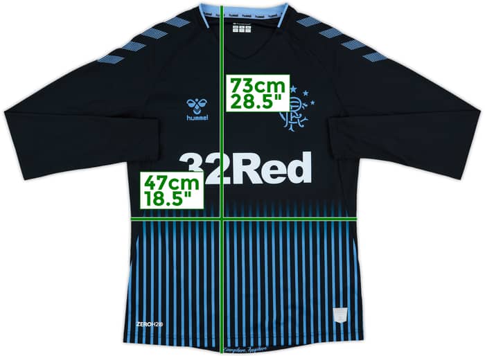 2019-20 Rangers Away L/S Shirt - 10/10 - (M)