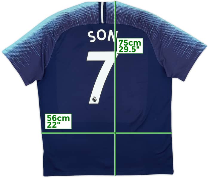 2018-19 Tottenham Away Shirt Son #7 - 6/10 - (XL)