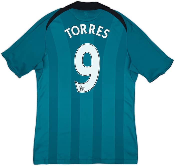 2008-09 Liverpool Third Shirt Torres #9 - 8/10 - (S)