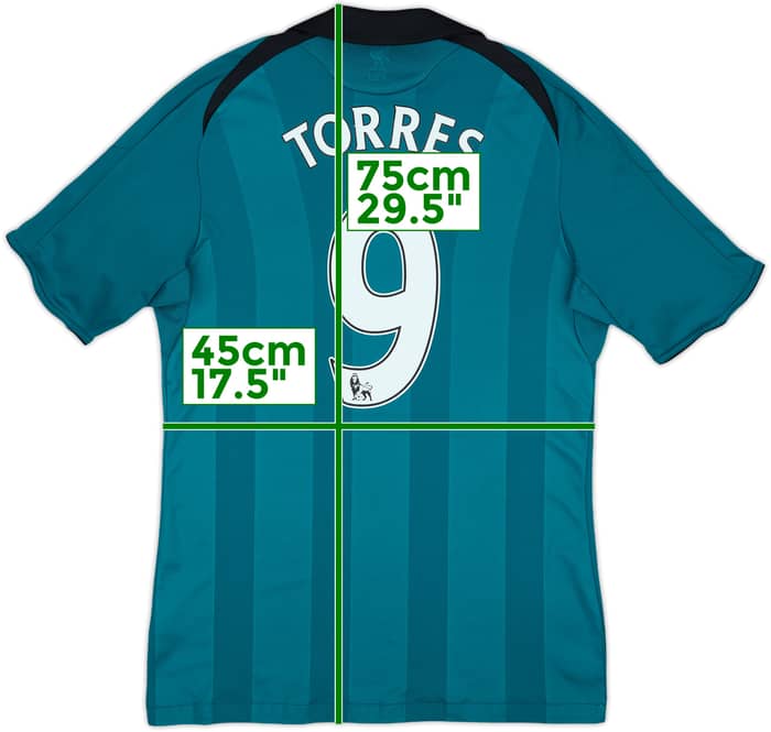 2008-09 Liverpool Third Shirt Torres #9 - 8/10 - (S)