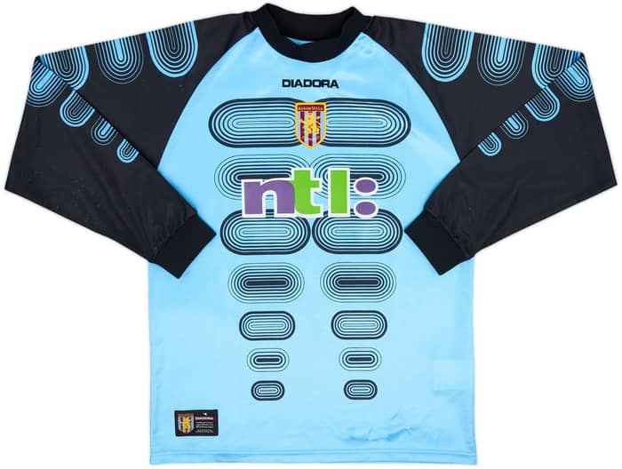 2001-02 Aston Villa GK Shirt - 8/10 - (S)
